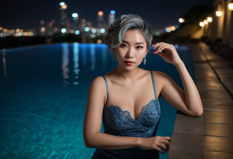 雨中的邂逅